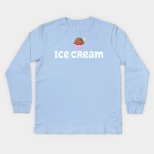 Bluey - Ice Cream Kids Long Sleeve T-Shirt